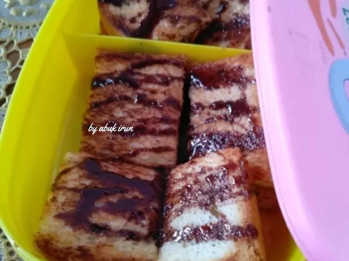Langkah Mudah untuk Membikin Resep Roti Tawar Bakar coklat simple yang Menggugah Selera Anti Ribet, Bisa Manjain Lidah