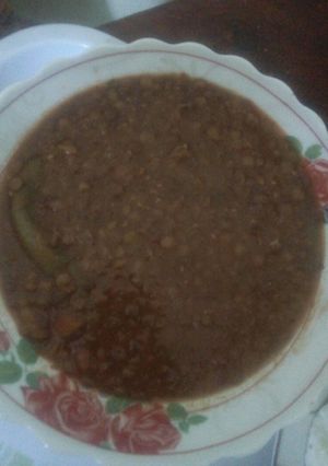 صورة لوصفة شوربة عدس
