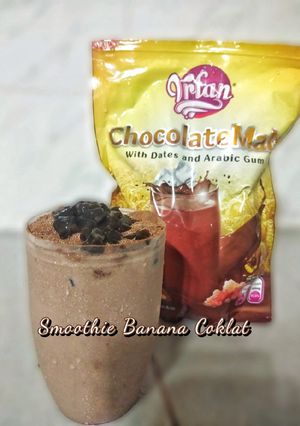 Gambar Smoothie Banana Coklat Cincau
