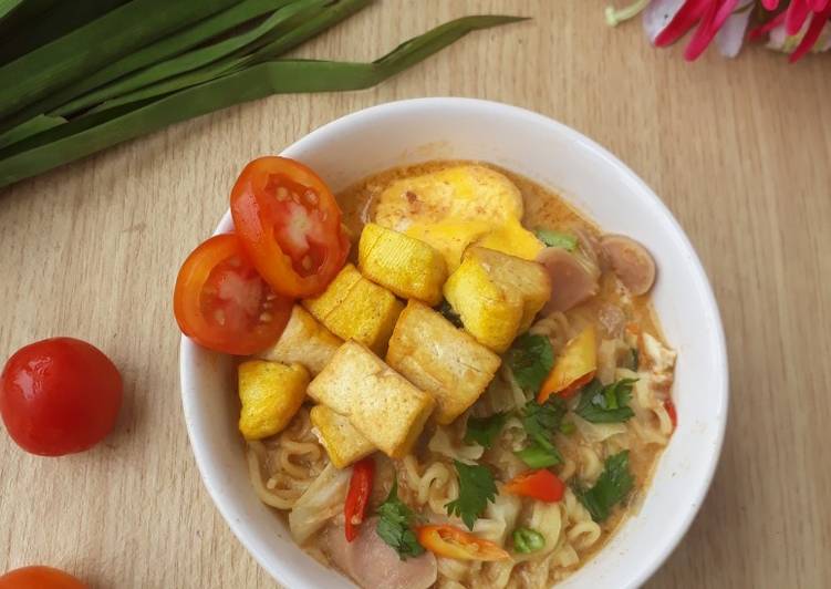 Bagaimana Menyiapkan Mie jegur (jeletot guyur) yang Enak