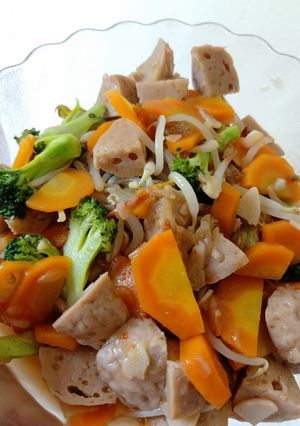 Foto resep Oseng bakso dan sayuran