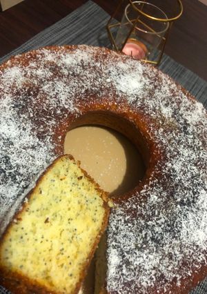 Une photo de Cake citron et pavot