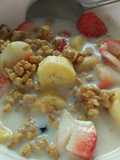 อาหารเช้า กราโนล่าผลไม้รวม Granola mix fruits(330 แคลอรี่)