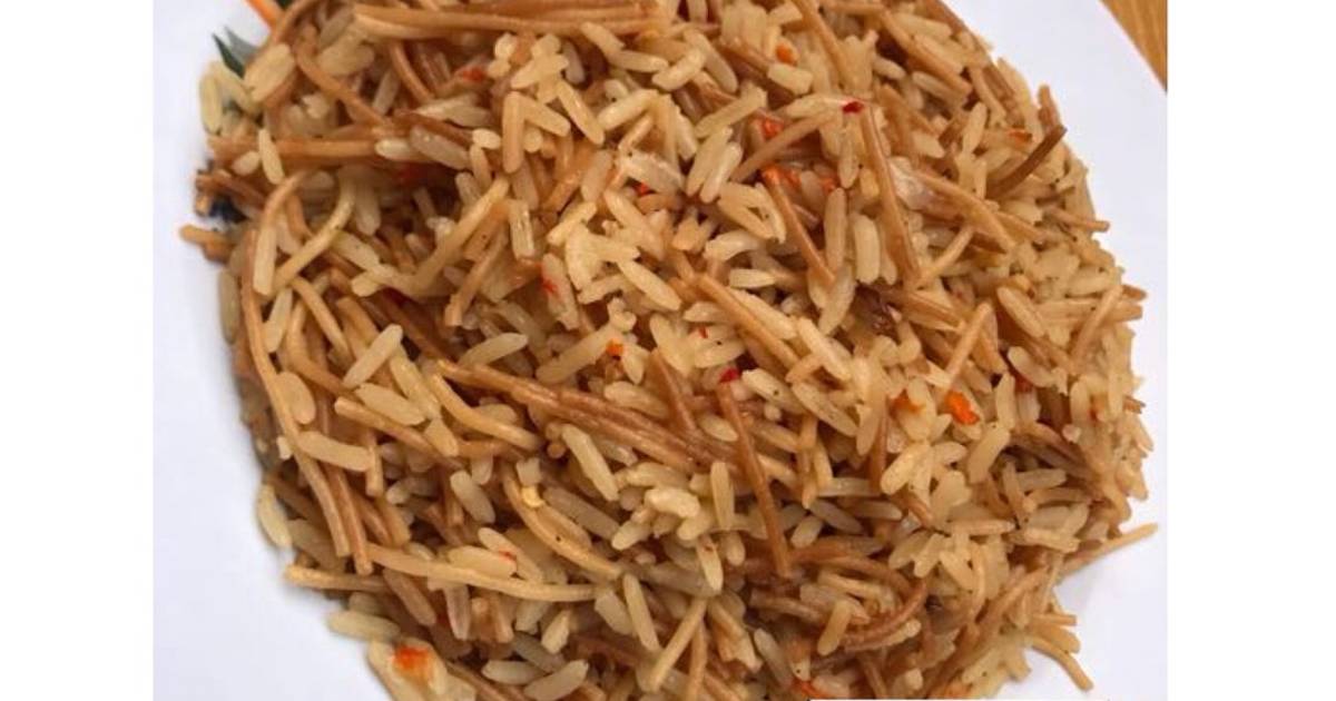 Fried spaghetti with rice Recipe by Maisabulu’s kitchen Cookpad