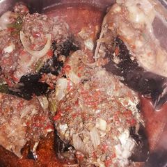 A picture of Cat fish pepper soup.