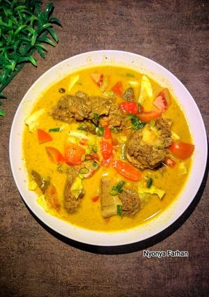 Foto resep Tongseng Santan Iga Sapi