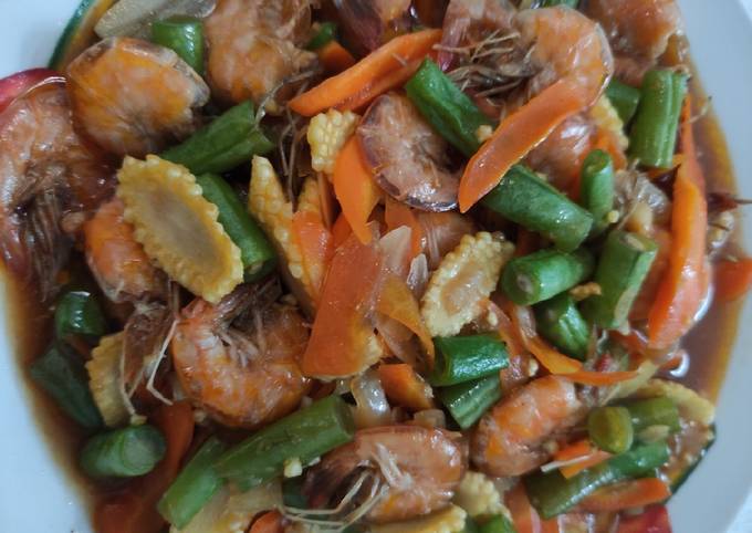 Resep Tumis Sayur Dan Udang Oleh Buk Pray Cookpad