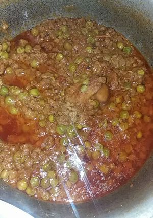 A picture of Qeema matar.