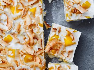 Mango & Coconut Frozen Yogurt Bites