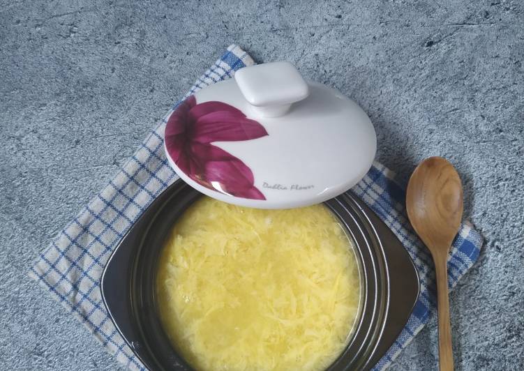 How to Prepare Tasty Sukmai Dhong (Sup Jagung Manis Cuma 2 Bahan, Mudah)