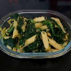 A picture of My Spinach Avocado Pasta.