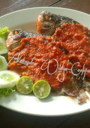 Foto resep Ikan Bawal Bakar Bumbu Rica