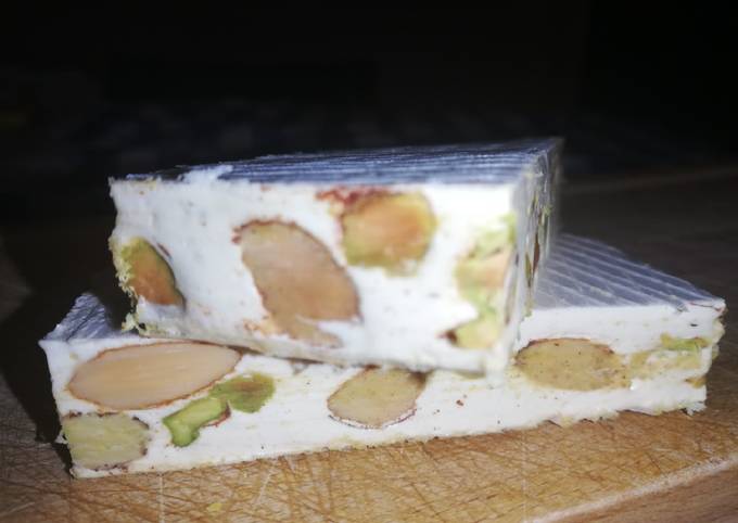 Nougat amandes pistaches