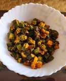 Aloo bhindi ki sabji