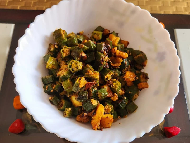 How To Make Aloo bhindi ki sabji which Delicious