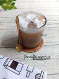 Ice coffee coconut