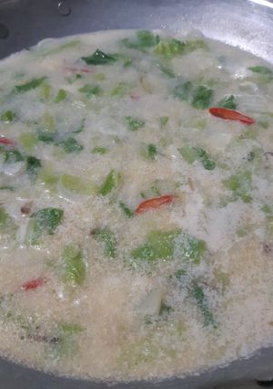 Foto resep Sawi putih santan ala mom's nduts