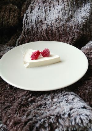 Φωτογραφία της συνταγής Keto σαφράν pannacotta