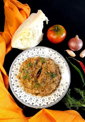 বাঁধাকপি ভর্তা রেসিপির প্রধান ছবি