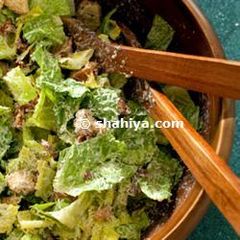 A picture of Diet Caesar Salad.