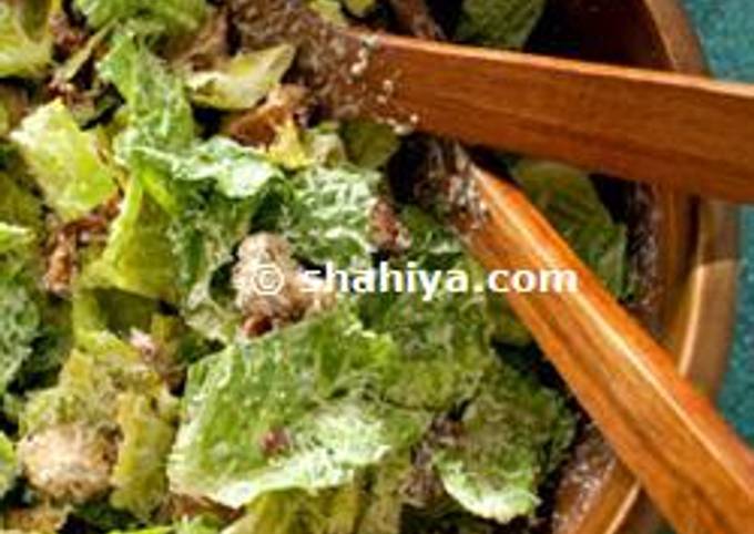 Steps to Prepare Perfect Diet Caesar Salad for Healthy Recipe