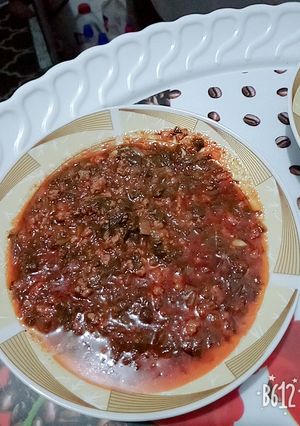 صورة لوصفة سبانخ باللحم المفروم