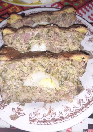 O poză a rețetei Drob de porc.