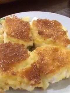 صورة لوصفة بسبوسة محشية