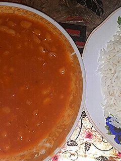 صورة لوصفة مرقة فاصوليا بيضاء