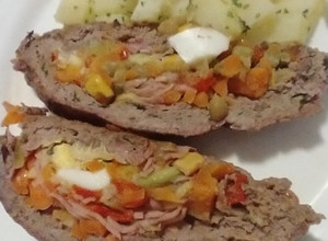 Una foto de Pan de Carne relleno