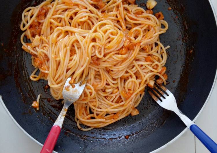 Resep Terbaru Spageti sea tempe Nikmat Lezat