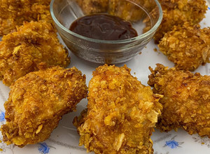 Foto principal de Nuggets de pavo caseros airfryer