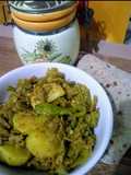Guvar Phali aur Aloo