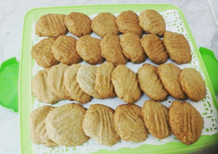 Recipe of Super Quick Homemade White oats cookies