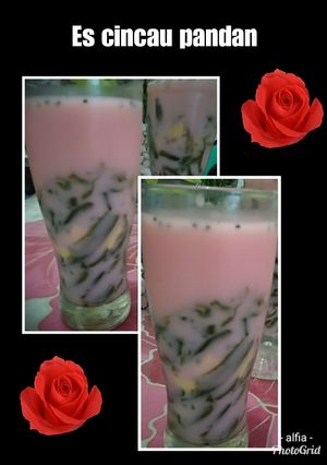 Foto resep Es Cincau Pandan