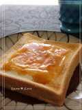 Breakfast Toast with Honey and Cheddar Cheese