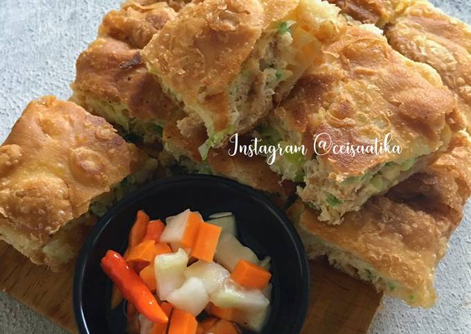 Ini dia! Resep bikin Martabak Telor Ayam Mudah Enak  menggugah selera