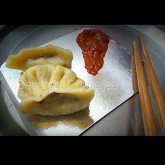A picture of Eggless Ravioli Momo.