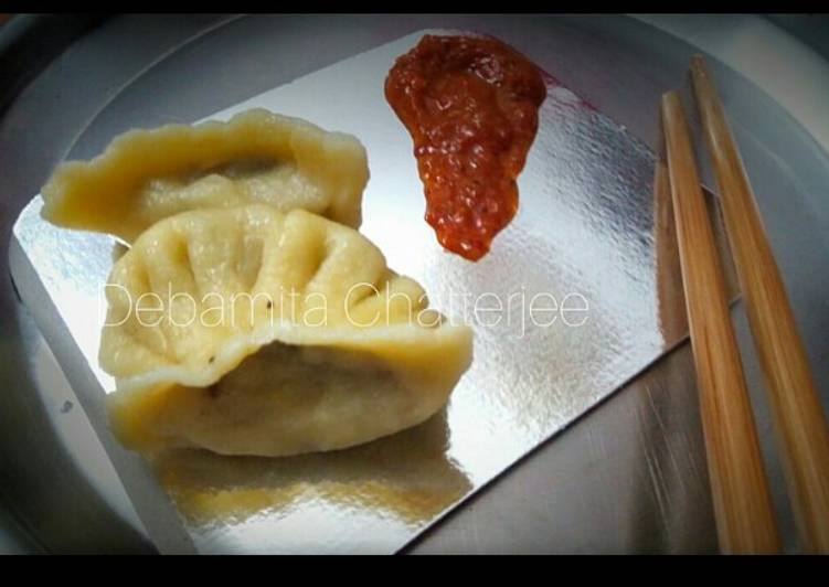 Step-by-Step Guide to Cook Delicious Eggless Ravioli Momo