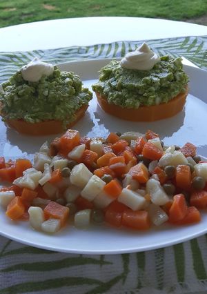 Una foto de Zapallo con palta