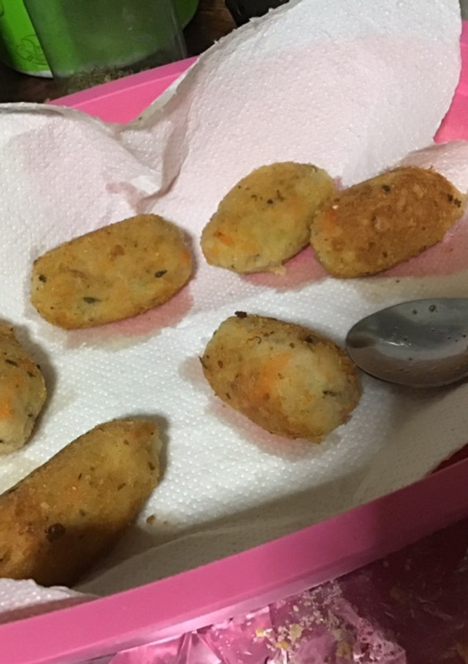 Una foto de Croquetas de atún y verduras