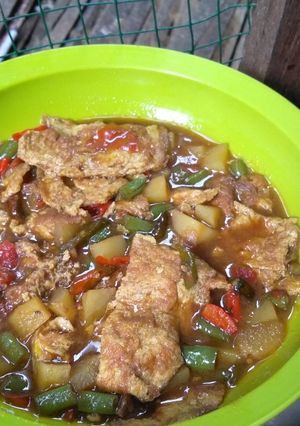 Foto resep Dadar telur kuah semur kecap