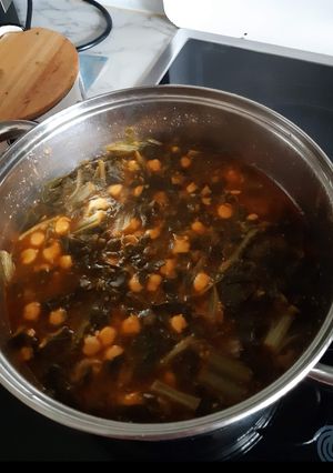 Una foto de Acelgas con garbanzos