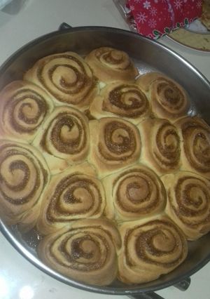 Φωτογραφία της συνταγής Ρολάκια κανέλας (cinnamon rolls)