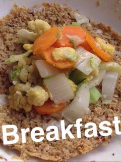 Foto resep Oatmeal omelette with veggie