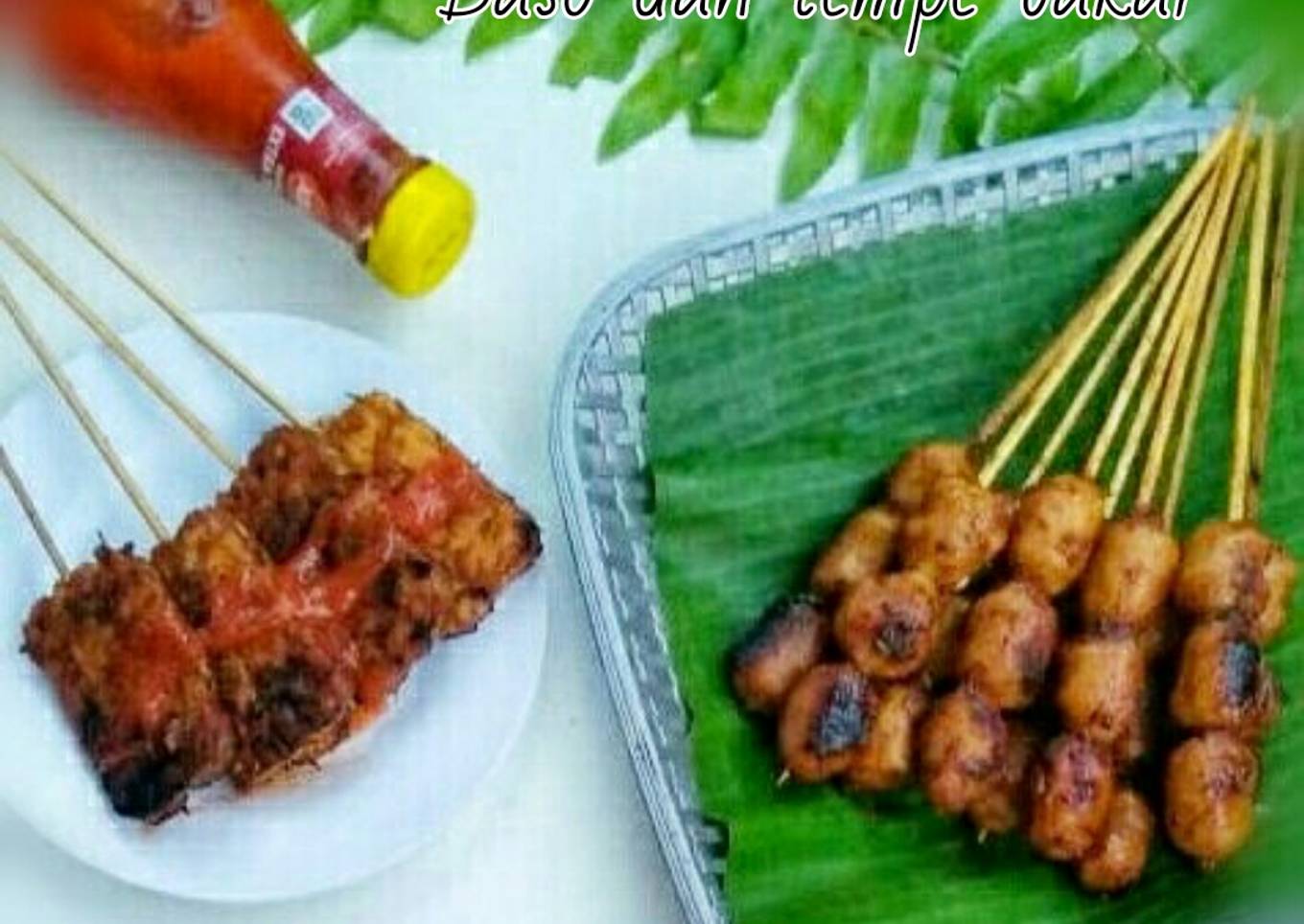 Bakso bakar Dan Tempe bakar