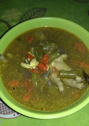 Foto resep Asem asem ceker buncis kecambah