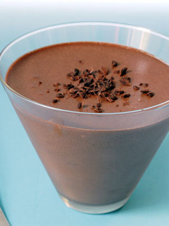 Una foto de Mousse de chocolate