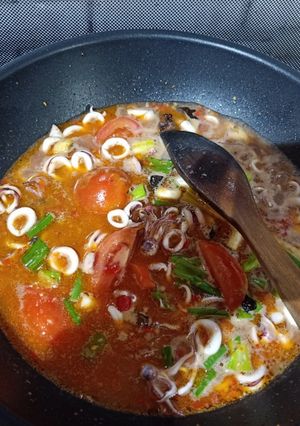 Foto resep Cumi pedas