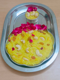 A picture of Sweet potato Halwa.